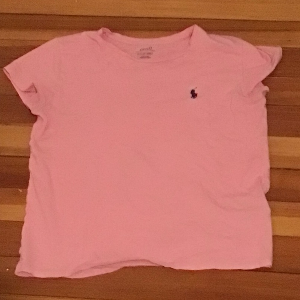 Pink polo shirt